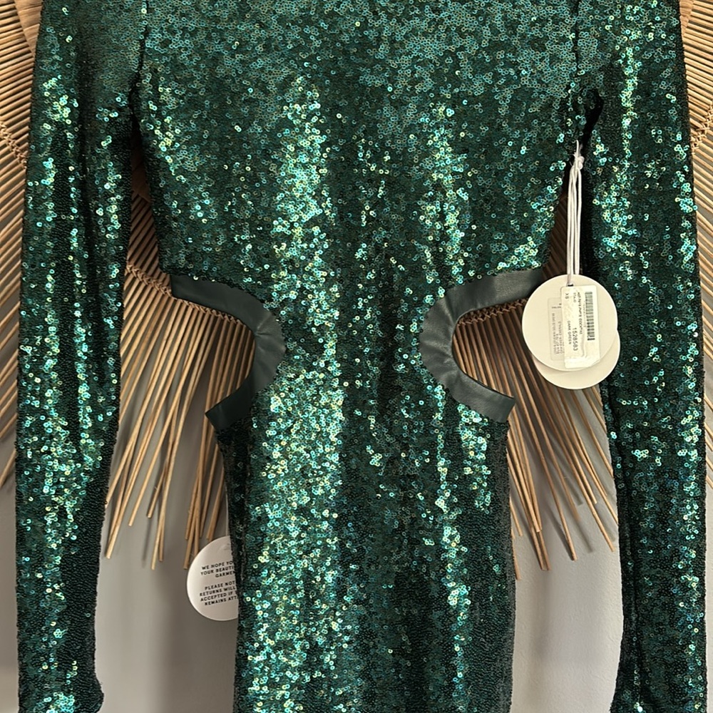 STAUD sequin minidress xs NWT - Picture 6 of 8